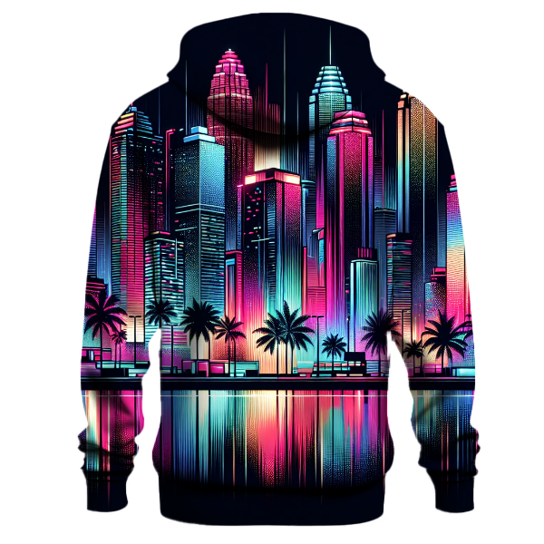 Radical Neon City Hoodie Custom Hoodies