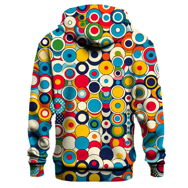 Vibrant Retro Dots Hoodie Premium Hoodies