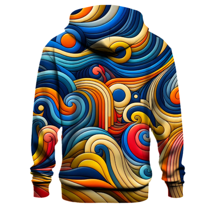  Wave Pattern Hoodie Designer Hoodies