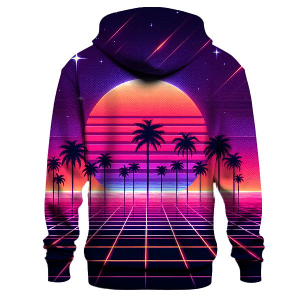 Funky Synthwave Sunset Hoodie