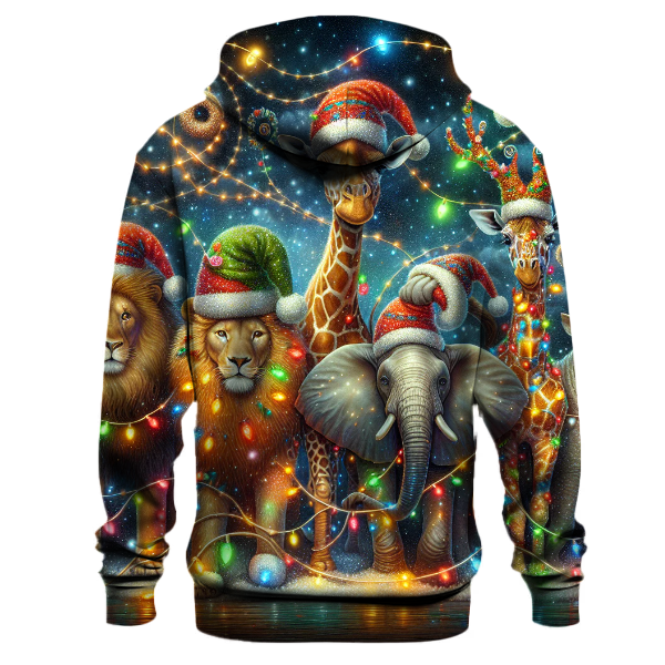 Christmas Lights Safari Hoodie