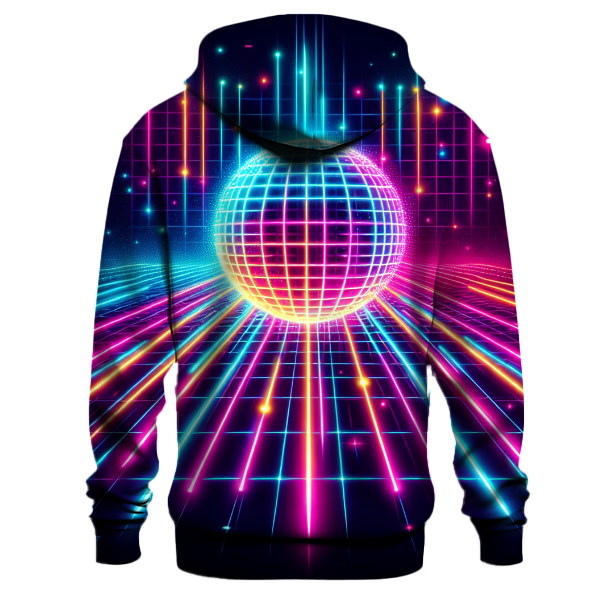 Neon Grid Bliss Hoodie