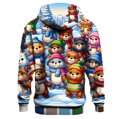 Cozy Winter Bears Hoodie