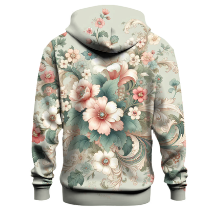 Vintage Floral Whimsy Hoodie