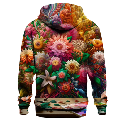 Classic 70s Flowers Hoodie