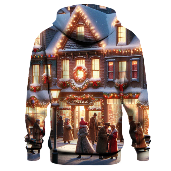 Twinkling Christmas Town Hoodie