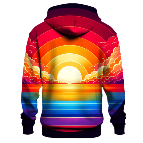 Rainbow Sunset Gradient Hoodie