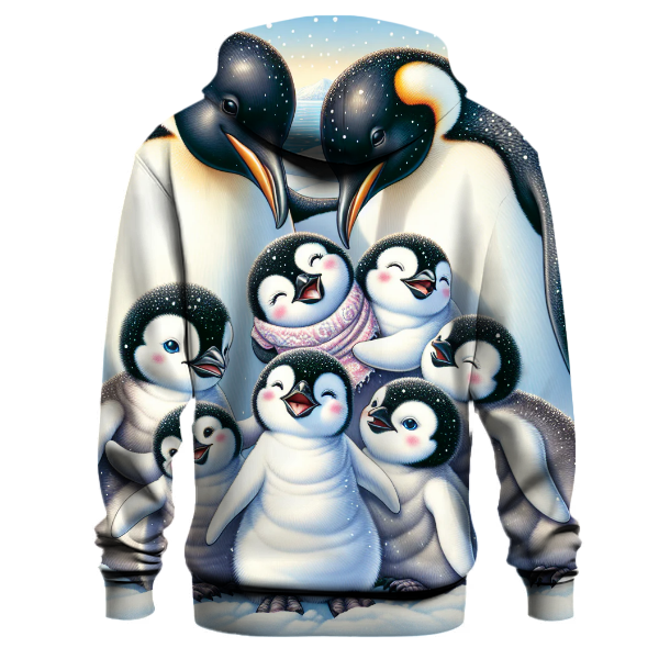 Penguin Family Holiday Reunion Hoodie