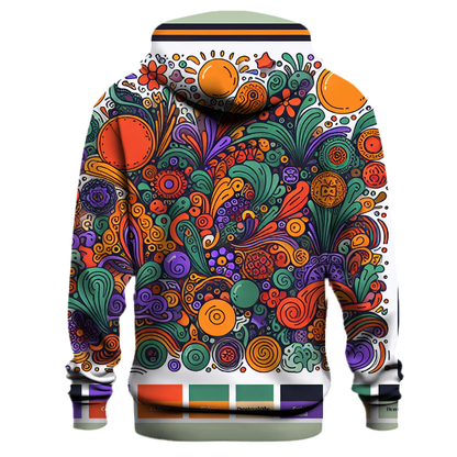 Retro Doodle Art Hoodie