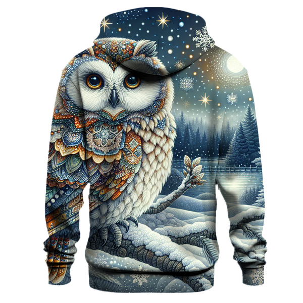 Magical Winter Owl Hoodie