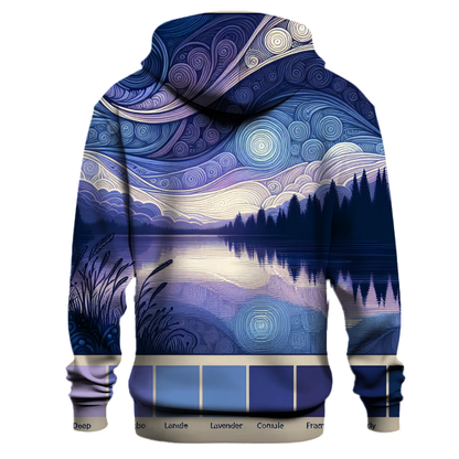 Twilight Reflections Tie-dye Design Hoodie Hoodie Styles