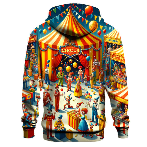 Whimsical Circus Christmas Hoodie