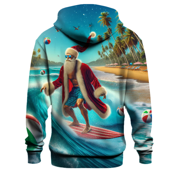 Santa's Surfing Safari Hoodie