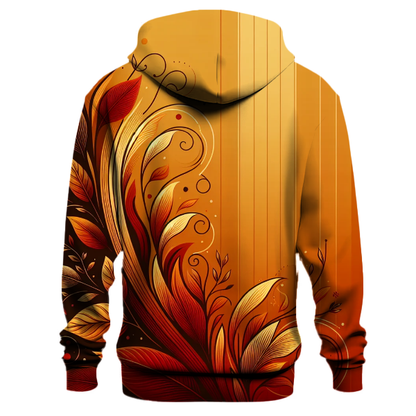 Golden Autumn Leaves Hoodie