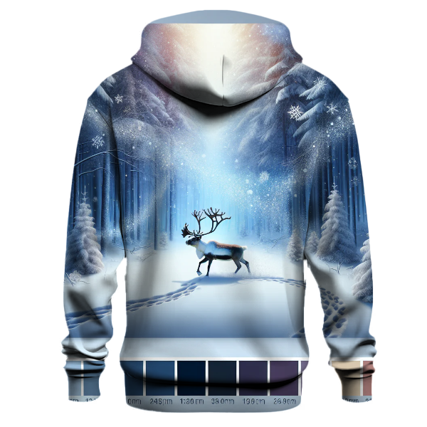 Reindeer Tracks and Trails Hoodie