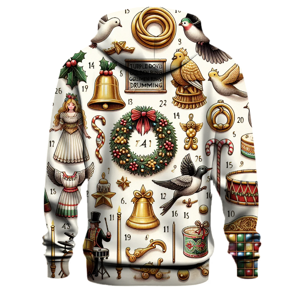 Twelve Days of Christmas Joy Hoodie