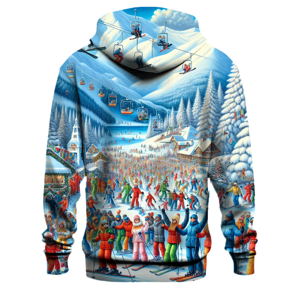 Winter Wonderland Ski Resort Hoodie