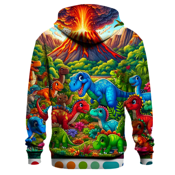 Playful Dino Expedition Hoodie