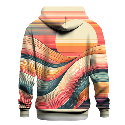 Sunset Stripes Delight Hoodie