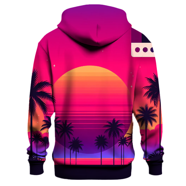 Neon Sunset Oasis Hoodie