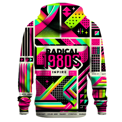 Radical 80s Colors Hoodie