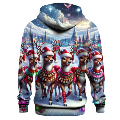 Santa's Reindeer Squad Hoodie