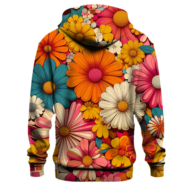 Retro Flower Power Hoodie