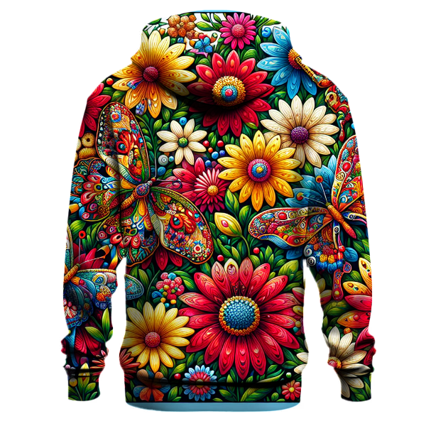 Cosmic Butterfly Garden Hoodie