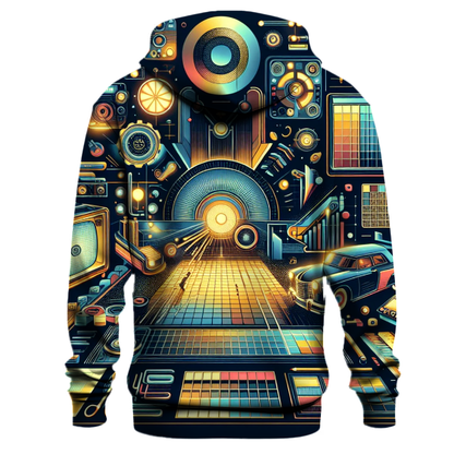 Retro Futurism Attire Hoodie