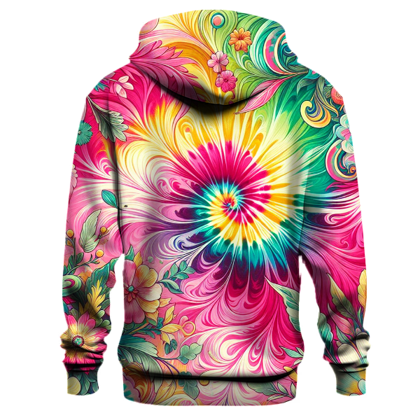 Wildflower Path Tie-dye Hoodie