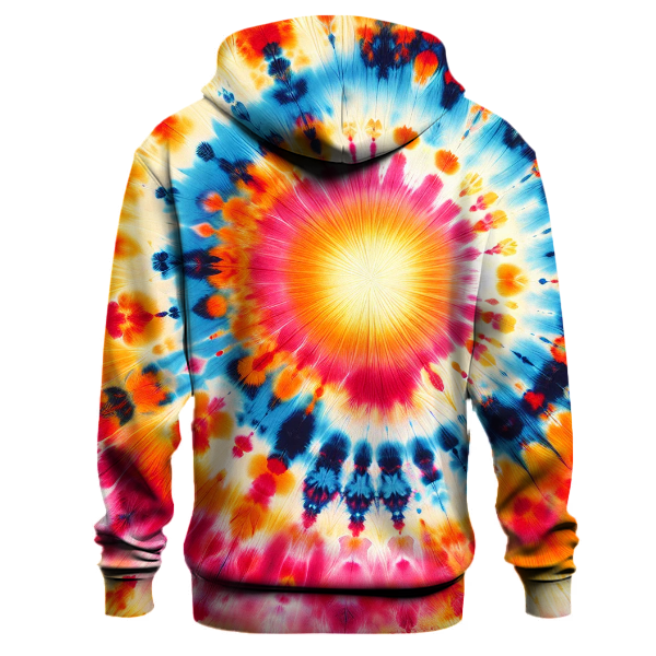 Sunburst Horizon Tie-Dye Hoodie