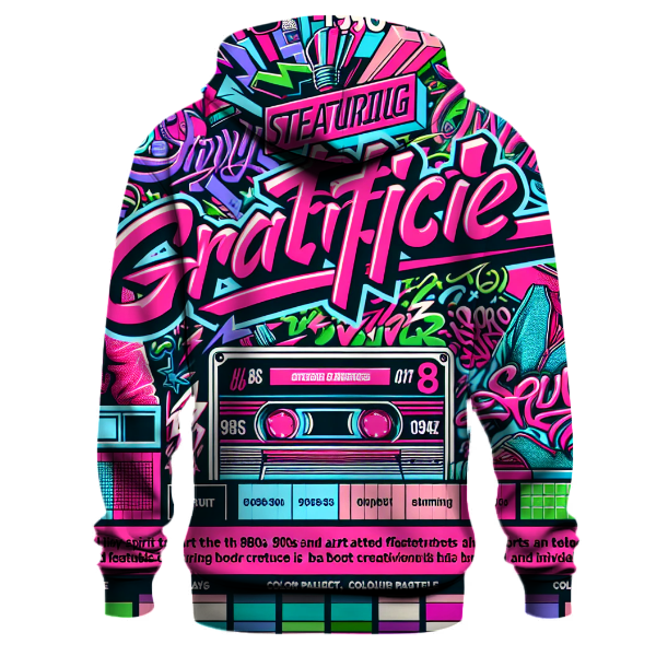 Electric 80s Graffiti Hoodie