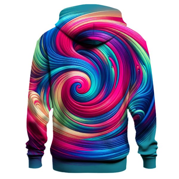 Vivid Swirls Hoodie Graphic Hoodies