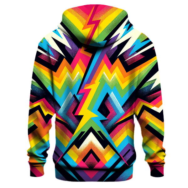 Electric Rainbow Flash Hoodie