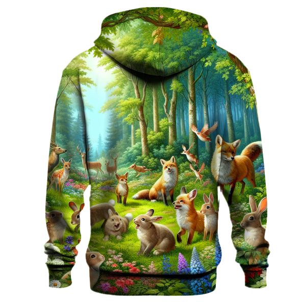 Charming Wildlife Wonders Hoodie