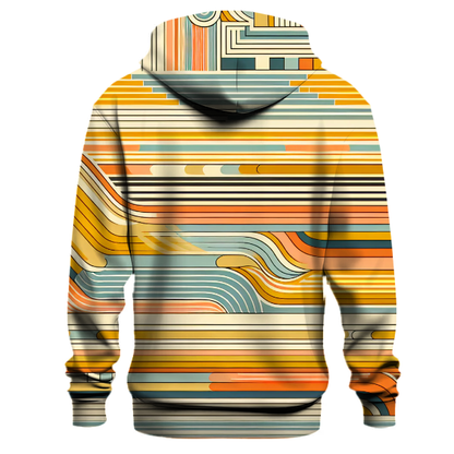 Sunshine Retro Stripe Hoodie