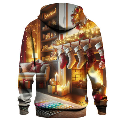 Cozy Fireplace Gatherings Hoodie