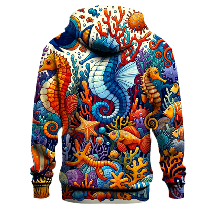 Whimsical Ocean Life Hoodie