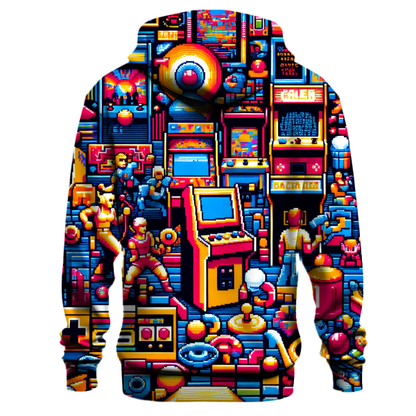 Retro 80s Arcade Adventure Hoodie