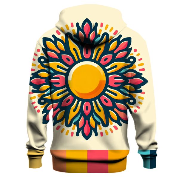 Electric Peaceful Sunburst Hoodie