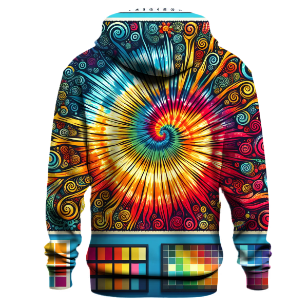 Groovy Rainbow Spirals Hoodie