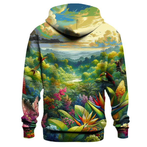 Lush Tropical Jungle Hoodie