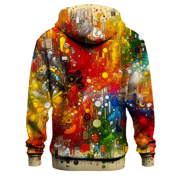 Colorful Abstract Artistry Hoodie