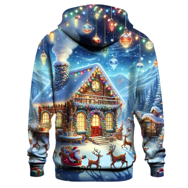 North Pole Christmas Lights Hoodie