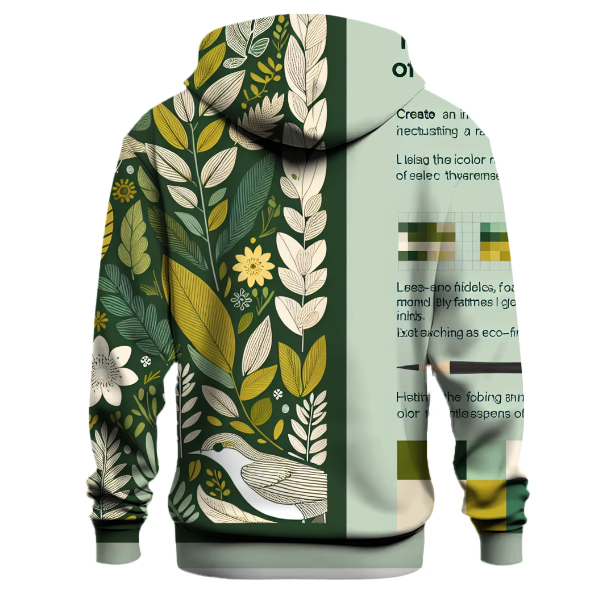 Harmonious Nature Prints Hoodie