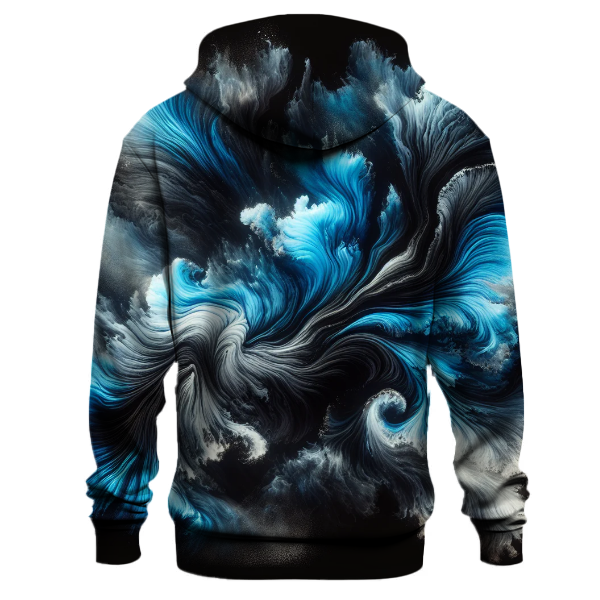 Electric Blue Storm Hoodie