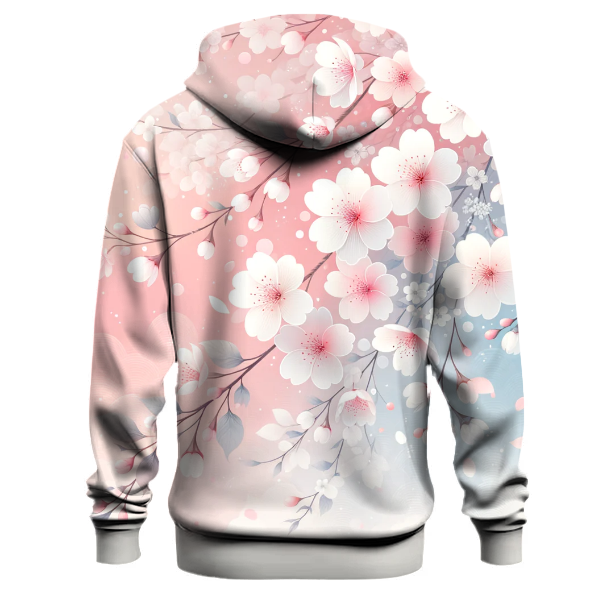 Charming Cherry Blossom Gradient Hoodie