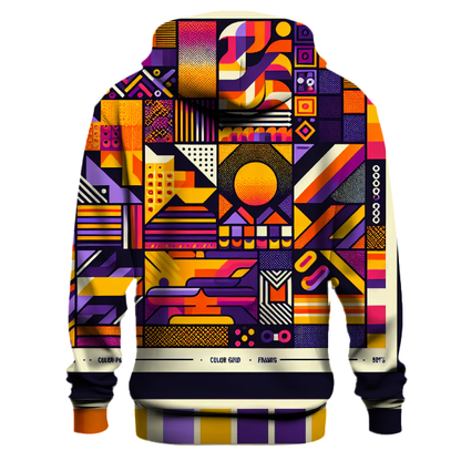 Groovy Geometric Bliss Hoodie