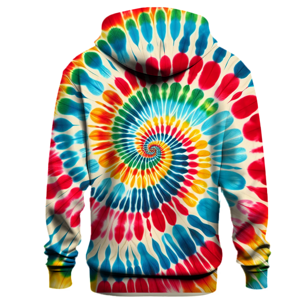 Funky Tie-Dye Spiral Hoodie