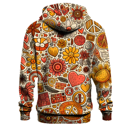 Hippie Doodle Art Hoodie